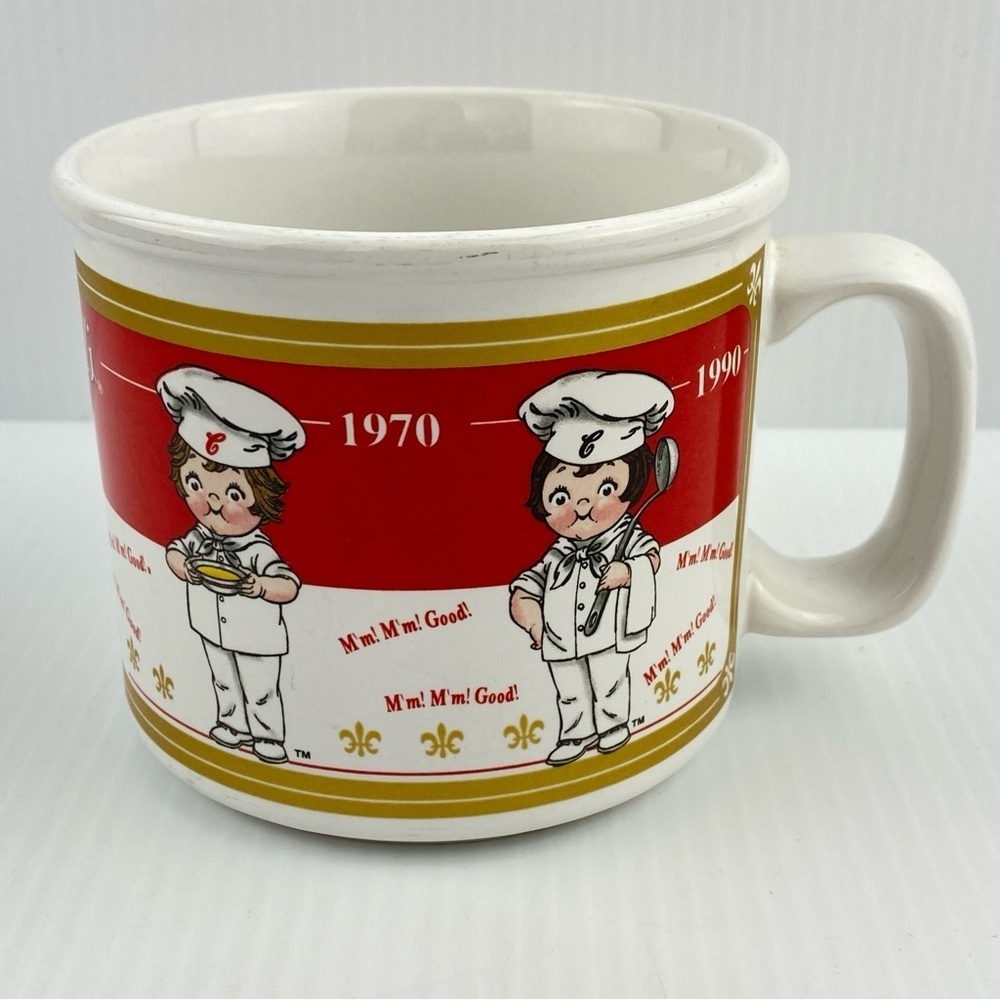 Campbells Soup Mug / Bowl 2001 Collectible 14 oz Kid Chefs 1950 to 1990